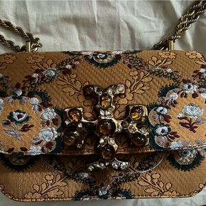 Tory Burch Eleanor Brocade Small Shoulder Bag